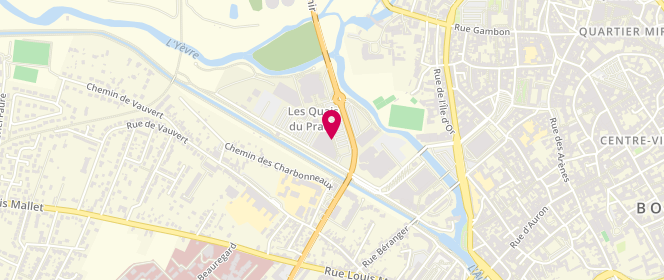 Plan de Au Fil des Marques, Zone Aménagement du Prado
20/28 Rue du Pré Doulet Centre Commercial Porte Sud, 18000 Bourges