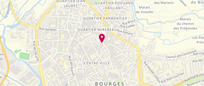 Plan de Boutique BOUDET. Lacoste - Serge Blanco - Scotch & Soda, 37 Rue Coursarlon, 18000 Bourges
