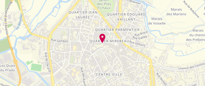 Plan de L'Adresse, 48 Rue Mirebeau, 18000 Bourges