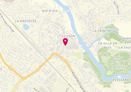 Plan de Sylvie Lingerie, 23 Rue des Halles, 44190 Clisson