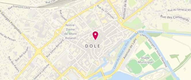 Plan de Jules Dole, 4/6 Rue des Arènes, 39100 Dole