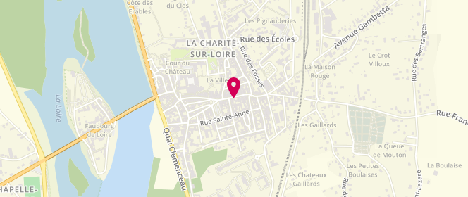 Plan de Mouss' tex style, 50 Rue Camille Barrère, 58400 La Charité-sur-Loire
