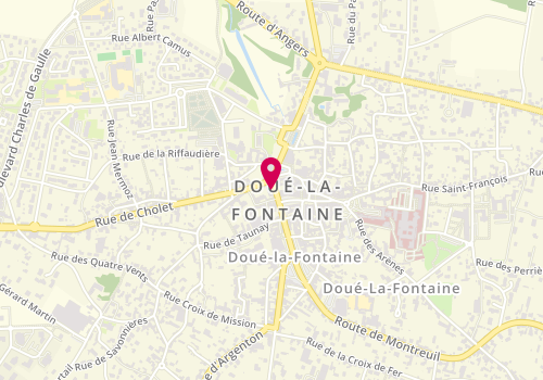 Plan de La Fileuse, 4 Rue Foullon, 49700 Doué-en-Anjou