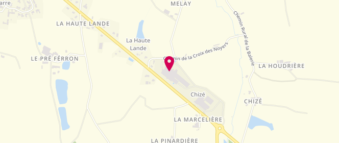 Plan de VETIR Entrepôt Gémo, Zone Industrielle 
Chizé, 49120 Chemillé-en-Anjou