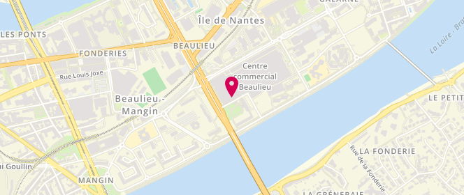 Plan de Quiksilver, Boulevard Général de Gaulle, 44200 Nantes
