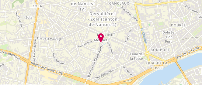 Plan de VST43, 6 Boulevard Saint-Aignan, 44100 Nantes