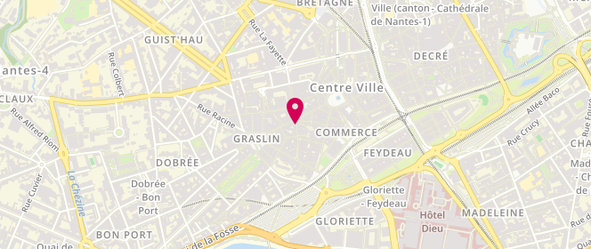 Plan de Des Petits Hauts, 7 Rue Santeuil, 44000 Nantes