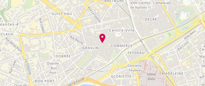 Plan de Ba&Sh, 15 Rue Crébillon, 44000 Nantes