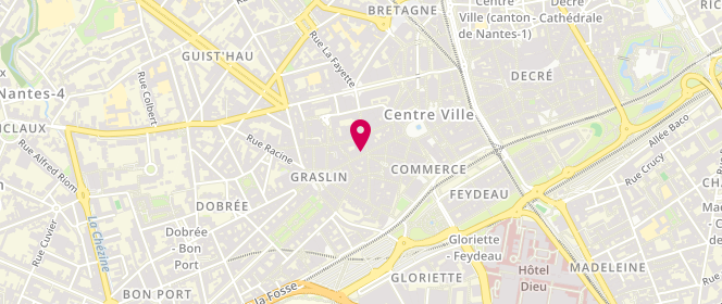 Plan de Levi's Store, 14 Rue Crébillon, 44000 Nantes