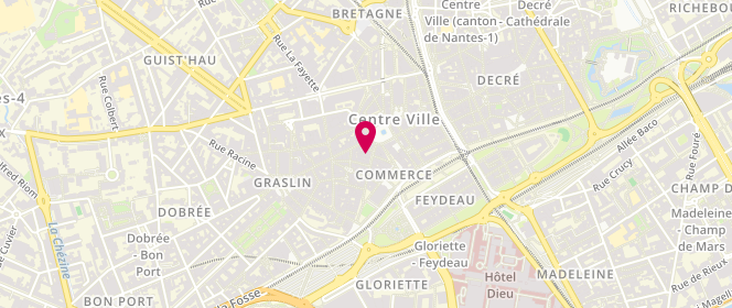 Plan de Brin de Folie, 6 Rue de la Fosse, 44000 Nantes