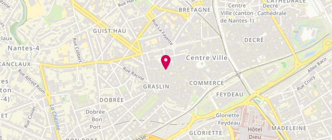 Plan de Avenue Montaigne, 8 Bis Rue Scribe, 44000 Nantes