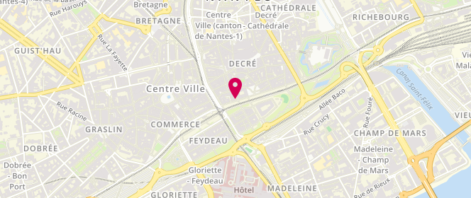 Plan de Chapellerie Ganterie - Falbalas Saint Junien - Nantes, 1 Rue de la Paix, 44000 Nantes