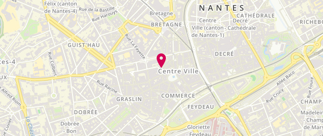 Plan de La Sapotille, 11 Rue Contrescarpe, 44000 Nantes