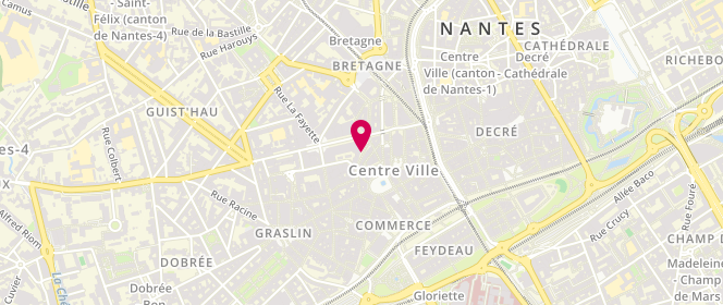 Plan de Maison Vadim, 13 Rue Contrescarpe, 44000 Nantes