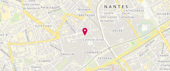 Plan de MONDAIN, 13 Rue Contrescarpe, 44000 Nantes