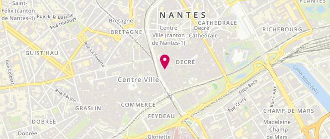 Plan de Okko Line, 2 Rue Haute Casserie, 44000 Nantes