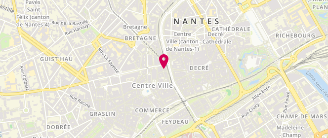 Plan de Open'up, 10 allée d'Orléans, 44000 Nantes