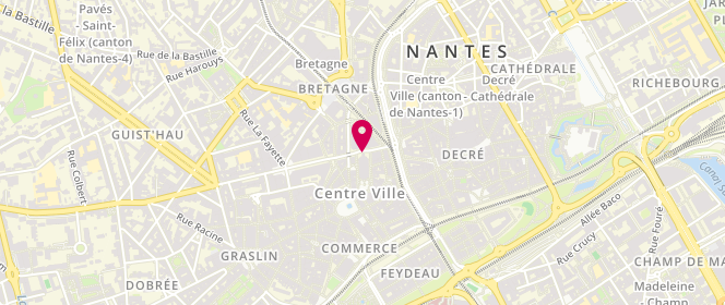 Plan de C & A, Arche Sèche Rue Feltre, 44000 Nantes