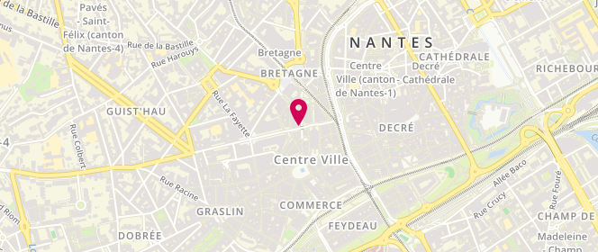 Plan de Frip'in Shop Centre, 10 Rue de Feltre, 44000 Nantes