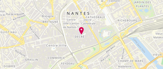 Plan de Rayon Concede Galeries Lafayette, 2 Rue Marne, 44000 Nantes