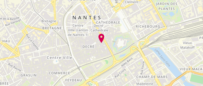 Plan de Wearth Lab. | Mode éthique et responsable, 13 Rue du Château, 44000 Nantes