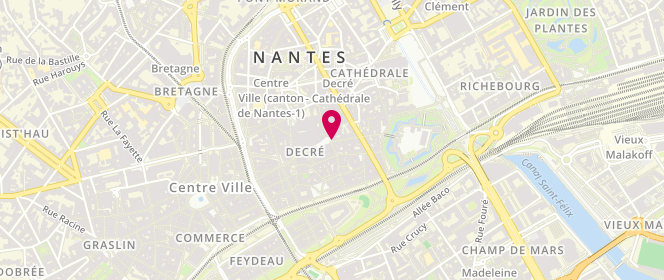 Plan de Jane, 16 Rue du Château, 44000 Nantes