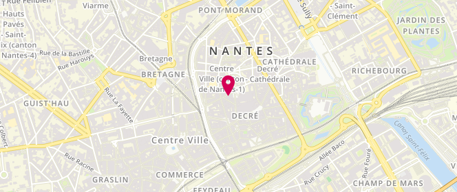 Plan de Hogo, 1 Rue des 3 Croissants, 44000 Nantes
