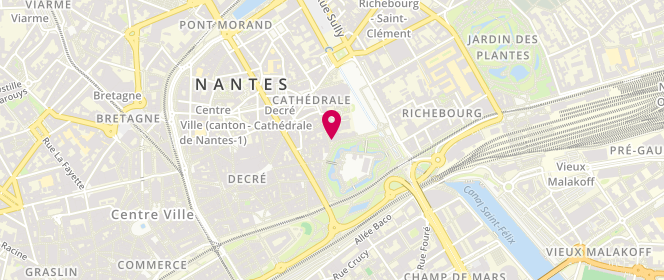 Plan de Comptoir du Château, 4 Rue Prémion, 44000 Nantes