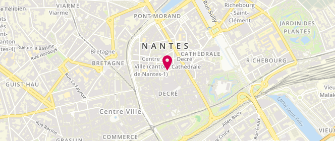 Plan de Quater Back, Centre Commercial Beaulieu, 44272 Nantes