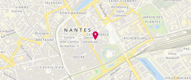 Plan de LE petit MARCHÉ, Bis à Nantes
7 Rue Saint-Pierre, 44000 Nantes