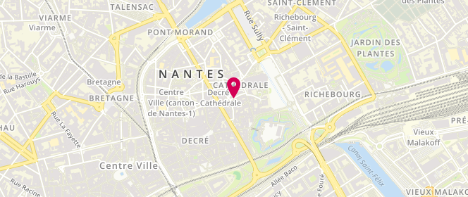 Plan de Cotélac Outlet, 7 Rue Saint-Pierre, 44000 Nantes