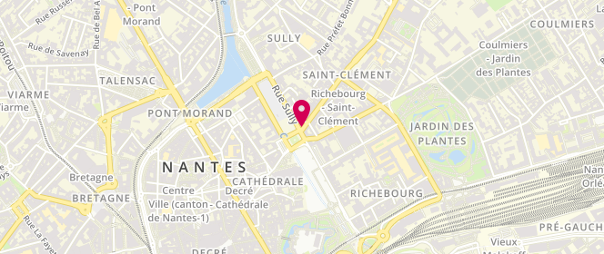 Plan de Frip'In Shop, 1 Rue Sully, 44000 Nantes