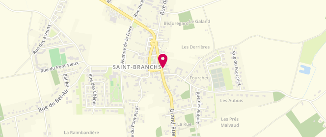 Plan de Les Pépites d'Analou By S.mbappe, 35 Rue du Commerce, 37320 Saint-Branchs