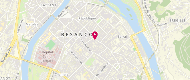 Plan de Le Dressing d'Annah, 60 Rue des Granges, 25000 Besançon