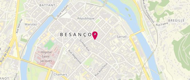 Plan de Fausti, 69 Rue Granges, 25000 Besançon