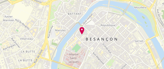 Plan de Bershka, Grande Rue 14, 25000 Besançon