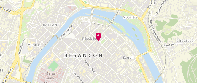 Plan de Globe, 17 Rue Proudhon, 25000 Besançon