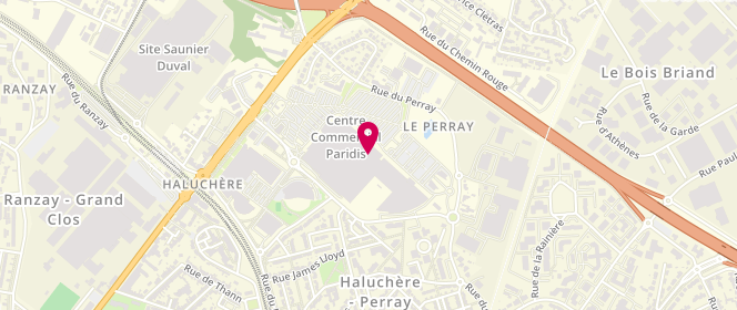 Plan de Armand Thierry Homme, Centre Commercial Leclercc
10 Route de Paris, 44300 Nantes