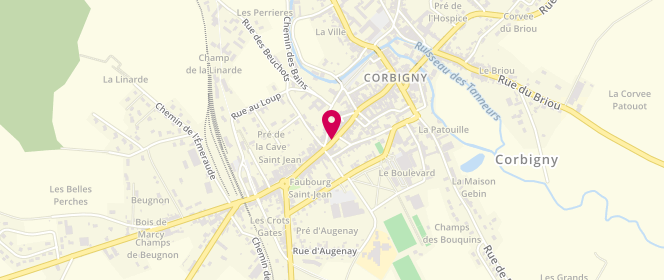 Plan de Falbalas, 36 Rue des Forges, 58800 Corbigny
