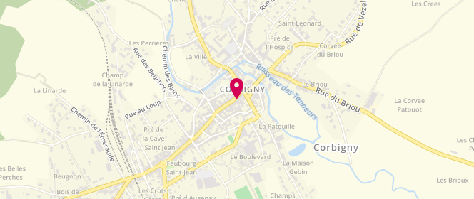 Plan de Océane, 5 Grande Rue, 58800 Corbigny
