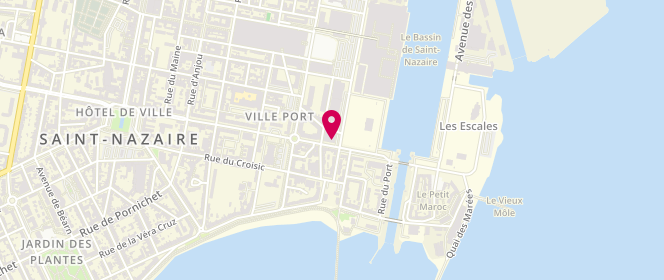 Plan de Comptoir de la Mer, 4 Boulevard René Coty, 44600 Saint-Nazaire