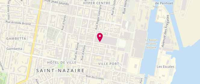 Plan de Fitness Boutique, 6 Rue Francois Marceau, 44600 Saint-Nazaire