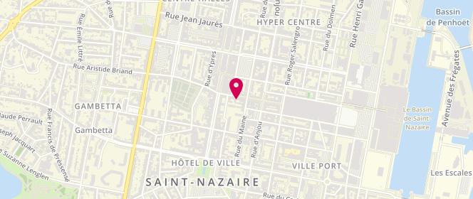 Plan de YOG'N FIT - Concept store Fitness/Yoga/Sportswear/Bien-être à Saint-Nazaire, 29 Rue de la Paix, 44600 Saint-Nazaire