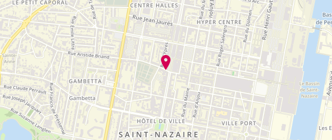Plan de Fifty Fifty Skateshop, 32 Rue de la Paix, 44600 Saint-Nazaire
