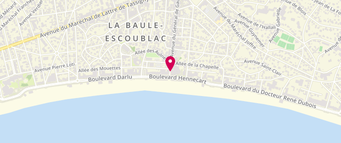 Plan de Superdry la Baule, 2 avenue du Général de Gaulle, 44500 La Baule-Escoublac