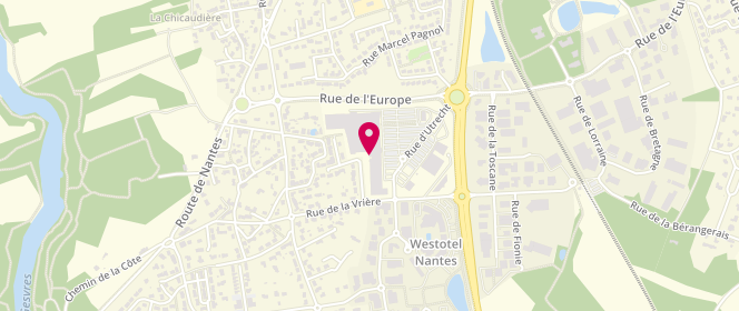Plan de Bonobo, Centre Commercial Géant
14 Rue de la Berangerais, 44240 La Chapelle-sur-Erdre