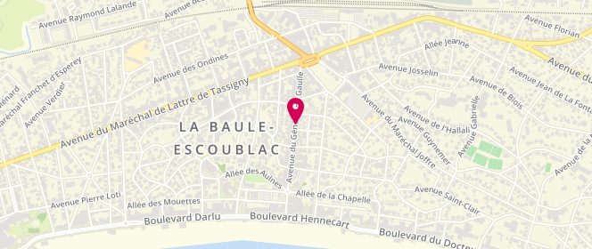 Plan de KUJTEN, 88 avenue du Général de Gaulle, 44500 La Baule-Escoublac