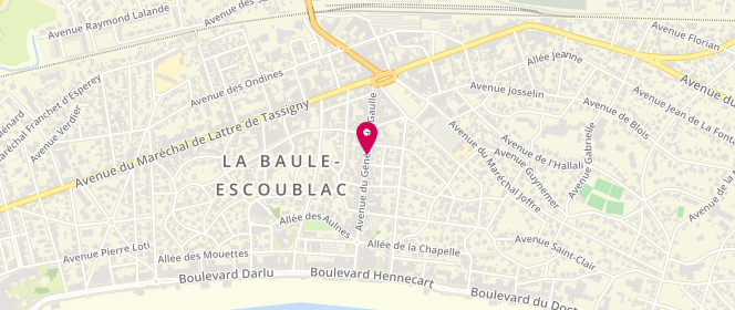Plan de D Nu D, 92 avenue du Général de Gaulle, 44500 La Baule-Escoublac
