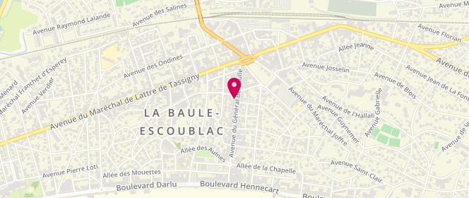 Plan de One Step, 117 avenue du Général de Gaulle, 44500 La Baule-Escoublac