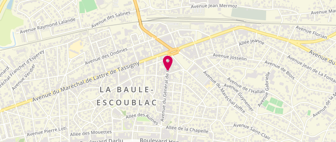 Plan de Men Shop, 118 avenue du Général de Gaulle, 44500 La Baule-Escoublac